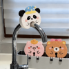 Cute Animal Wood Pulp Sponge, 5 Pack Kitchen Dish Scrubber, Non-Scratch, Reusable, Absorbent Cleaning Sponge for Dishes Pots
