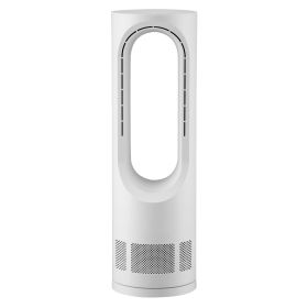Desk Fan Bladeless, 17 inch Office Table Fan Small Quite, 5 Speeds Adjustment, 0-9H Timer, 60-Degree Oscillation, Touch Control, Easy to Clean