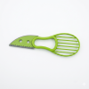 3-in-1 Avocado Slicer, Pitter and Fruit Cutter Tool - Ergonomic Comfort Grip, Eco-Friendly BPA-Free Plastic Blade for Safe Splitting & Slicing