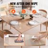 Plastic Table Cover, 48 x 48 Inch 1.5 mm Thick Clear Table Protector, Square PVC Desk Mat, Waterproof & Easy Cleaning Desk Pad Tablecloth
