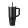 40 oz Insulated Water Bottle, Stainless Steel Sports Coffee Cup with Lid, Handheld Travel Coffee Mug Double Walled, Camping Hydration Flask Leakproof