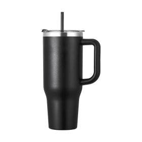 40 oz Insulated Water Bottle, Stainless Steel Sports Coffee Cup with Lid, Handheld Travel Coffee Mug Double Walled, Camping Hydration Flask Leakproof