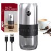 [Pick-Up Only] Stainless Steel Electric Coffee Grinder, Portable Burr Grinder for Home Use, 40 Precise Grind Settings, Rechargeable