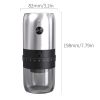 [Pick-Up Only] Stainless Steel Electric Coffee Grinder, Portable Burr Grinder for Home Use, 40 Precise Grind Settings, Rechargeable