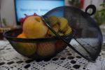 Fruit Basket With Lid - Decorative Fruit Bowl Metal Wire Basket Covered Fruit Bowl Strainer For Fruits Vegetables Fruit Display Stand Keeps Flies Out