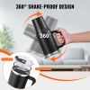 40 oz Insulated Water Bottle, Stainless Steel Sports Coffee Cup with Lid, Handheld Travel Coffee Mug Double Walled, Camping Hydration Flask Leakproof