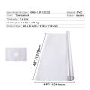 Plastic Table Cover, 48 x 48 Inch 1.5 mm Thick Clear Table Protector, Square PVC Desk Mat, Waterproof & Easy Cleaning Desk Pad Tablecloth