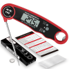 Digital Meat Thermometer with Probe - Waterproof;  Kitchen Instant Read Food Thermometer for Cooking;  Baking;  Liquids;  Candy;  Grilling BBQ & Air F