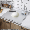 304 stainless steel double-edge cutting board, Z-shaped stainless steel cutting board, pastry board