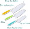 8 Pcs Wooden Kitchen Knife Set for Kids - Includes Safe Knives, Serrated Plastic Knives, Potato Slicers, Sandwich Cutter, Peeler and Cutting Board