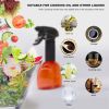 Oil Sprayer 8 oz Olive, Oil Mister Fryer, Canola Spritzer, Salad, Baking, Frying, BBQ